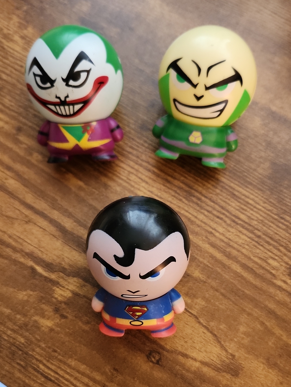 Superman Joker and Green Lantern Plastic Figures - Set